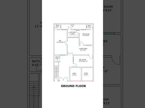 40'X60'  master house plan #design #viralvideo