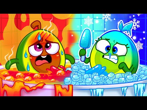 Hot VS Cold 🔥🧊 Bubble Bath Song + More Kids Songs and Nursery Rhymes by VocaVoca🥑