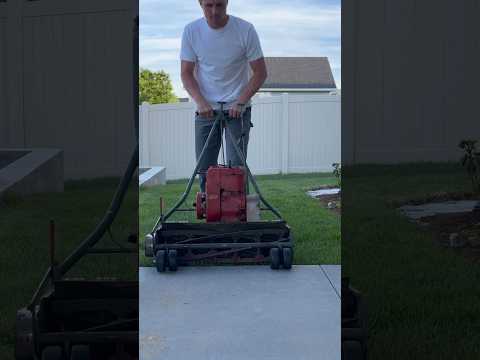 Sharpening my reel mower blades #lawncare #lawn #diy