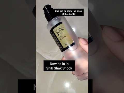 Viral snail mucin essence #glassskin #cosrx #koreanskincare #viral #trending #ytshorts #shorts #asmr