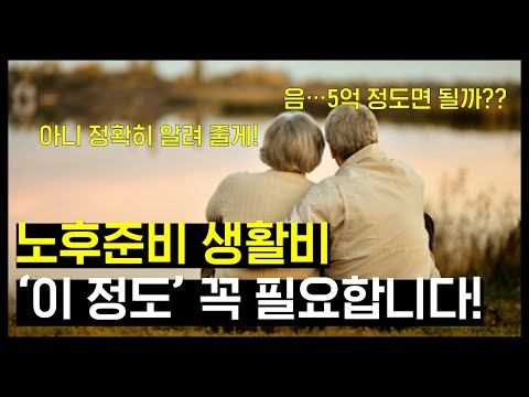 노후준비 생활비 '이 정도' 돈이 필요합니다 (ft.국민연금 고갈 문제)