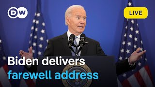 US President Joe Biden delivers farewell speech to the nation | DW News