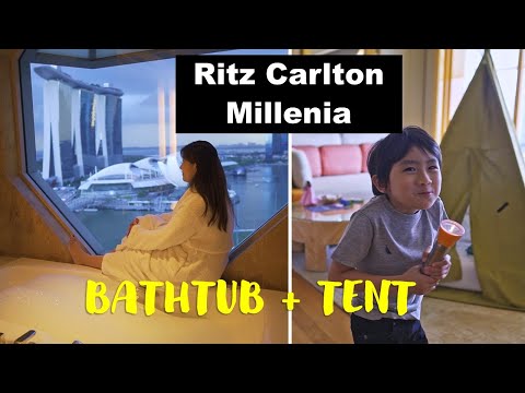 Ritz Carlton Millenia Singapore | RITZ KIDS NIGHT SAFARI | Marina View | Tent In Hotel