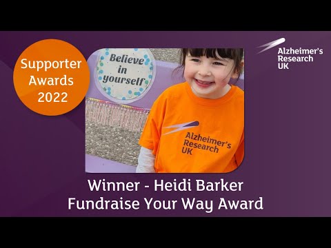 Heidi Barker | Winner of Fundraise your Way Award | Supporter Awards 2022