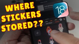 Where are Stickers stored on iPhone? - Get Answer 🪧📑🏷️🖼️💠🟢✨