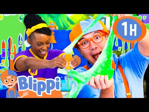 Blippi's Dino Adventure: Slime Egg Surprise! | Blippi's Playdate | Educational Videos for Kids