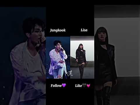 #lets see who have more fans💜#Lisa vs jungkook#btsarmy #korea #jk #bias