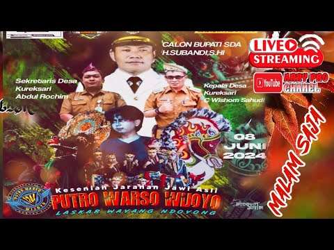 🔴LIVE Malam ini Jaranan PUTRO WARSO WIJOYO