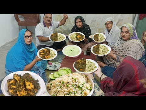 Dawat Vlog | Mehmano Ke Ly Banaya Special Khana Chicken Palik Muter Pulao Recipe | Irma's familyvlog