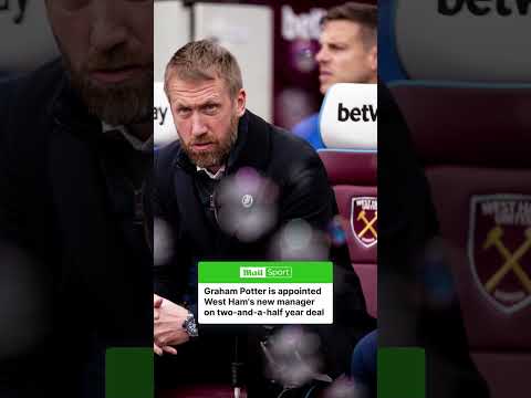 West Ham United have announced Graham Potter as their new manager, with the English boss agreeing a