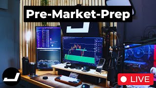 (Live) Pre-Market-Prep - Core CPI/Market Levels! | SPY/QQQ/TSLA | Wednesday