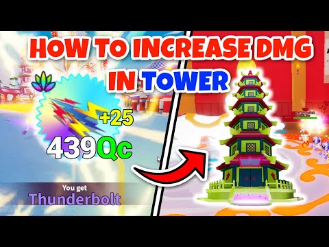 HOW TO *INSANELY* INCREASE DAMAGE IN TOWER | MAX LEVEL THUNDERBOLT CELESTIAL | WFS | ROBLOX