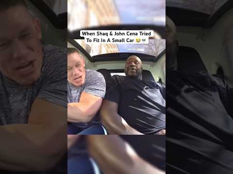 Shaq & John Cena Try Fitting In Small Car