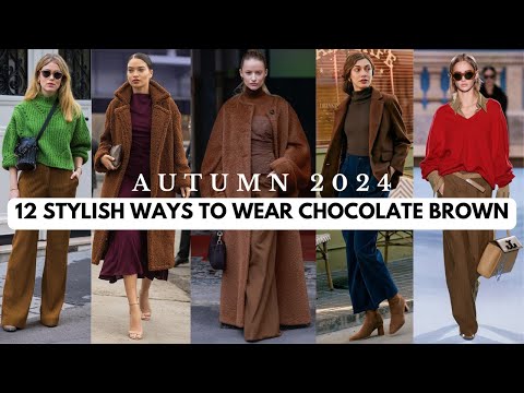 12 Stylish Ways to Wear Chocolate Brown this Fall 2024