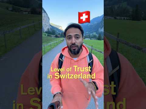 Switzerland honesty level ! #switzerland #travel #hindivlog