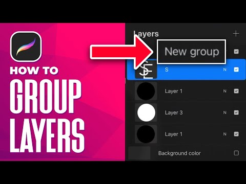 How To Group Layers In Procreate