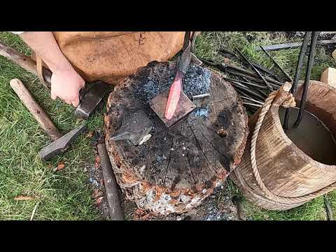 Forging  Viking Age spear from Truso