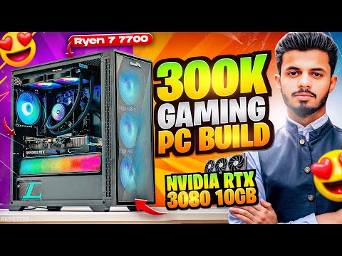 300k Gaming PC Build with RTX 3080 Benchmarks🤯🔥 | 3 Lakh PC Build Pakistan💸 | Redtech Gaming Store