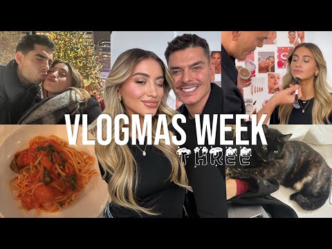 VLOGMAS WEEK THREE ❥ meeting Makeup by Mario, celebrating sams bday, winter village in nyc!