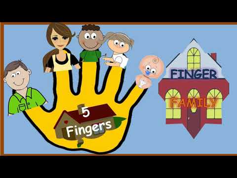 The finger family song# Mommy Daddy Song# Five 5 Fingers song# learning song/rhymes for toddlers