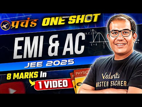 JEE Main 2025 | EMI & AC | FREE YouTube Crash Course | प्रचंड Series | Vinay Shur Sir