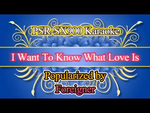 I Want To Know What Love Is - Foreigner Video Karaoke