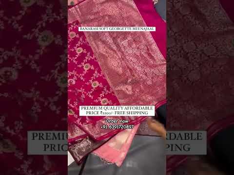 #banarasi #georgette #sarees with price #shorts