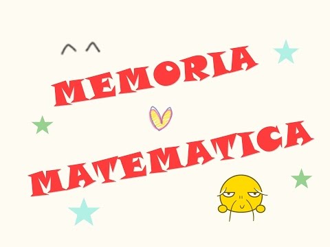 Memoria matematica - Italian version