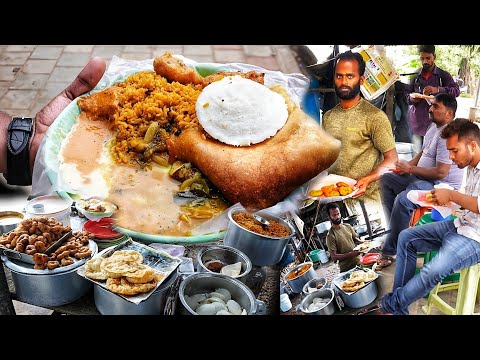 30₹ Only | Highest Selling Cheapest Breakfast In Bangalore | Poori, Dose & Idli | Street Food