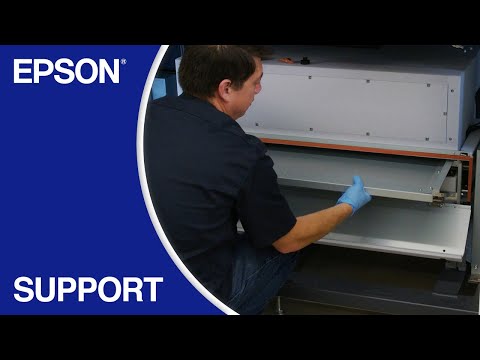 SurePress L4000 Series | #8 Inspecting and Cleaning the Heater Substrate Guide