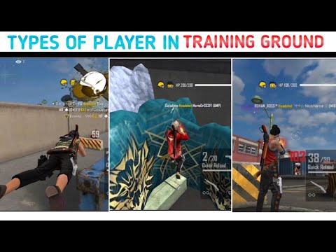 Types Of player In Training Ground || Garena Free fire || @Gamingfreak @totalgaming @pronation