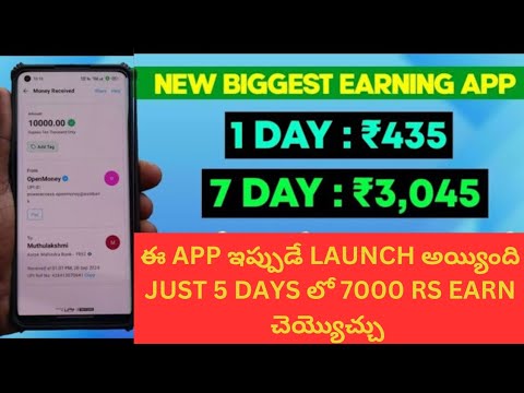 Earn daily 3400rs live proof 😱 BHARATPE earning website in telugu | make money online part time jobs