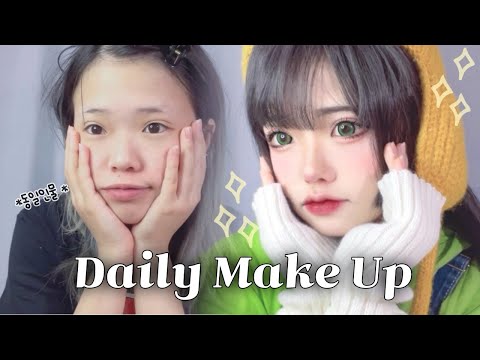 ✨ 동일인물 맞습니다^^ 개사기(?) 데일리 메이크업 대공개 ✨ 코스어의 메이크업 분장쇼 | Daily makeup  tutorial