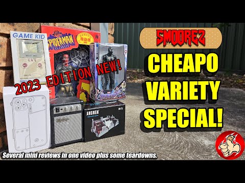 Tacky 100K Cheapo Variety Special of 2023 including Bootleg Figures, GAME KID & BIG SPERKERS!