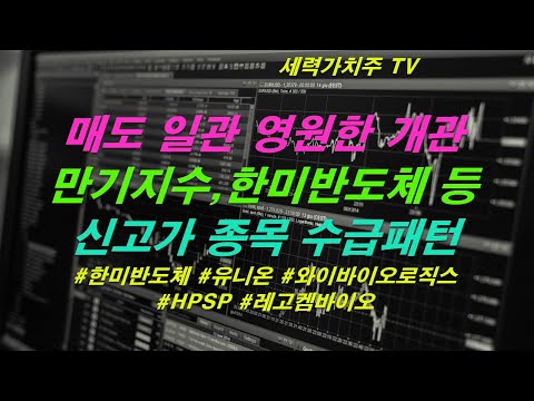 [주식 03.06) 매도 일관 영원한 개관,만기지수,한미반도체 등,신고가 종목 수급패턴( #한미반도체 #유니온 #와이바이오로직스 #HPSP #레고켐바이오) #세력가치주