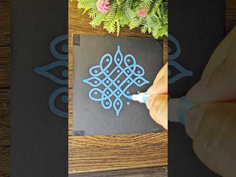 3*5 rangoli | learn rangoli | easy rangoli designs #dotsrangoli #sikkukolam #muggulu