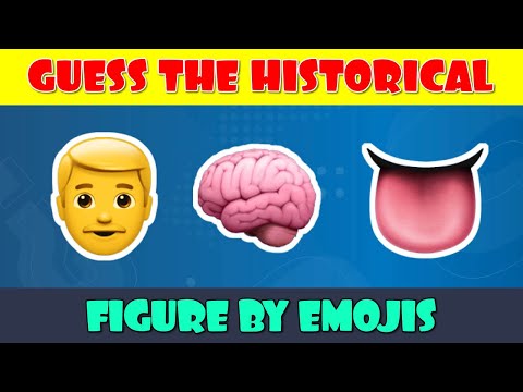 Guess the Historical Figures by Emojis | Emoji Quiz