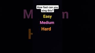 How fast can you sing this #tiktokinspired #trending #fypシ゚viral #viral #youtubeshorts #shorts #sing