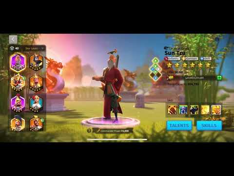 47 Days Old - My Commander’s Skills, Talents, and Equipment - Rise of Kingdoms