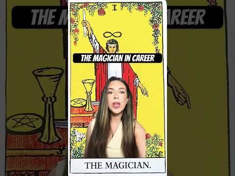 Tarot Cards in Career: The Magician #tarot #tarotcardmeanings #themagician