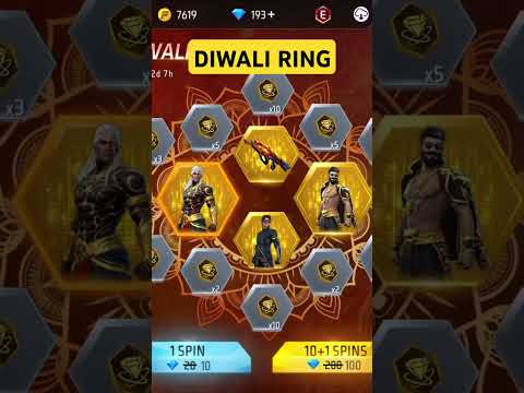 Free Fire Max Diwali Ring #ff #freefire #gaming #games #garenafreefire #diwalievent