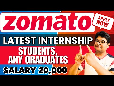 Zomato Recruitment | Any Graduation Internship | Salary: 20k in Training | Latest Internships 2024