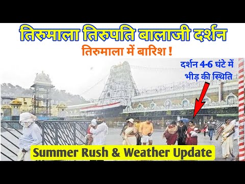 Summer Rush In Tirumala | Present Situation | Offline Ticket Booking Update | Tirupati Balaji Darshn