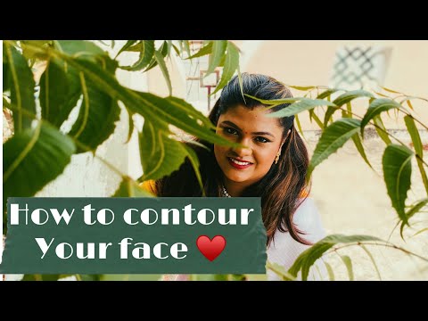 How to contour in Tamil/ beginners makeup look/ contour makeup look/ Tamil makeup video