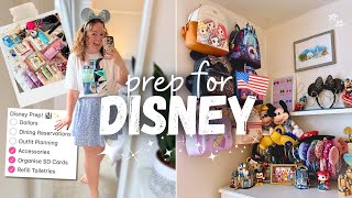 DISNEY WORLD PREP! 🏰✨ running errands, outfit planning & logistics • our 2025 plans & itinerary ✈️