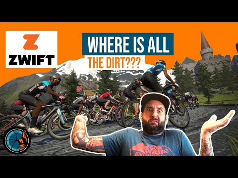 Zwift has a Trail you can Steer! 🔎🗺 🚲