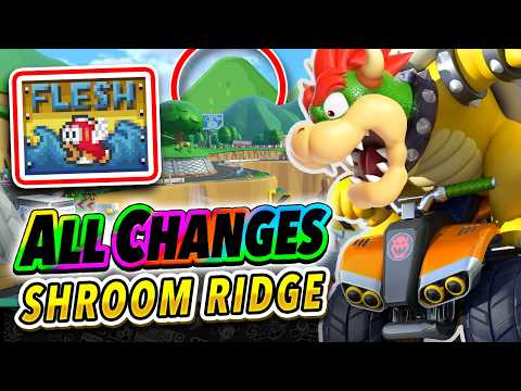 SMB3's Giant Land?! All Changes in Shroom Ridge! | Classics VS Mario Kart 8 ANALYSIS