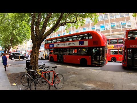 London Walk, OXFORD CIRCUS to BLOOMSBURY — Walking Tour 4K 🇬🇧