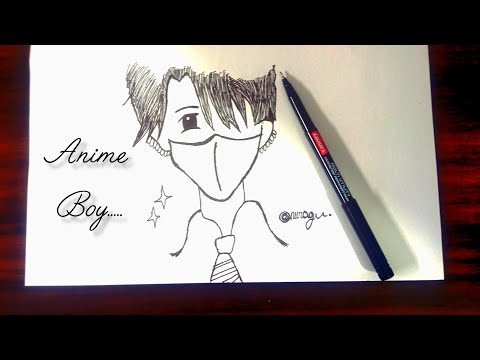 Anime boy coll drawing 💫✨ ll step by step Anime boy sketch ll AR_legend ll Get 20x views 🥰.