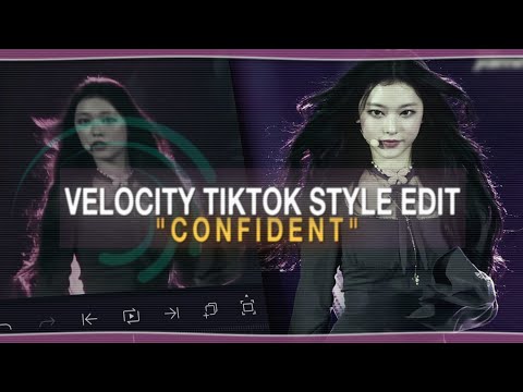 "CONFIDENT" Tiktok trend alight motion editing tutorial